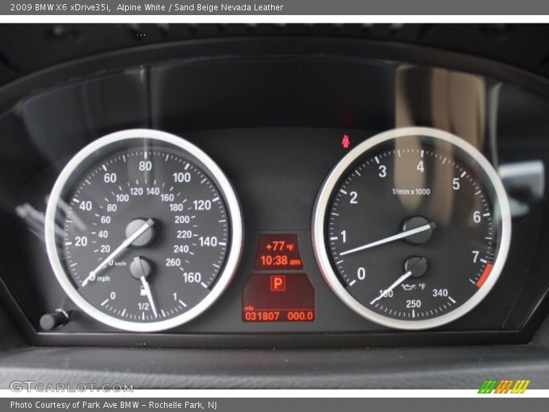  2009 X6 xDrive35i xDrive35i Gauges