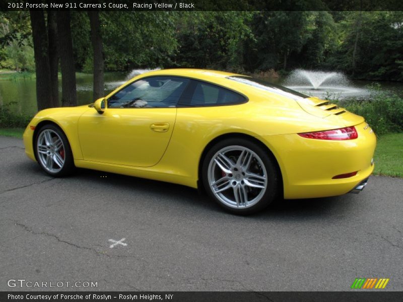 Racing Yellow / Black 2012 Porsche New 911 Carrera S Coupe