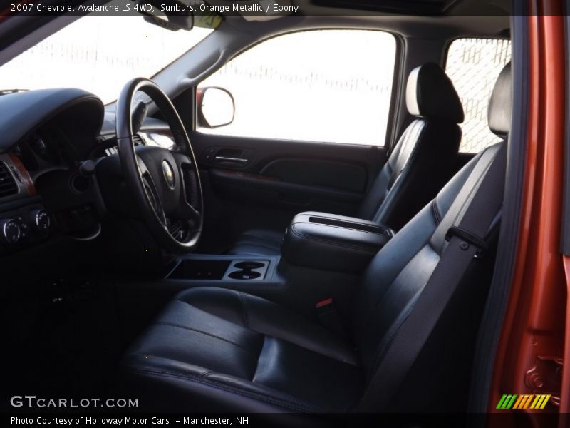 Sunburst Orange Metallic / Ebony 2007 Chevrolet Avalanche LS 4WD