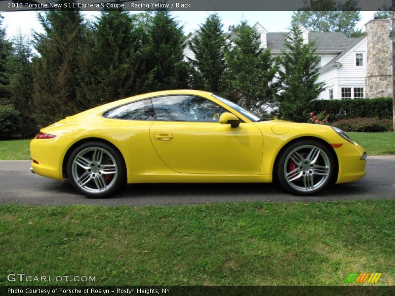 Racing Yellow / Black 2012 Porsche New 911 Carrera S Coupe