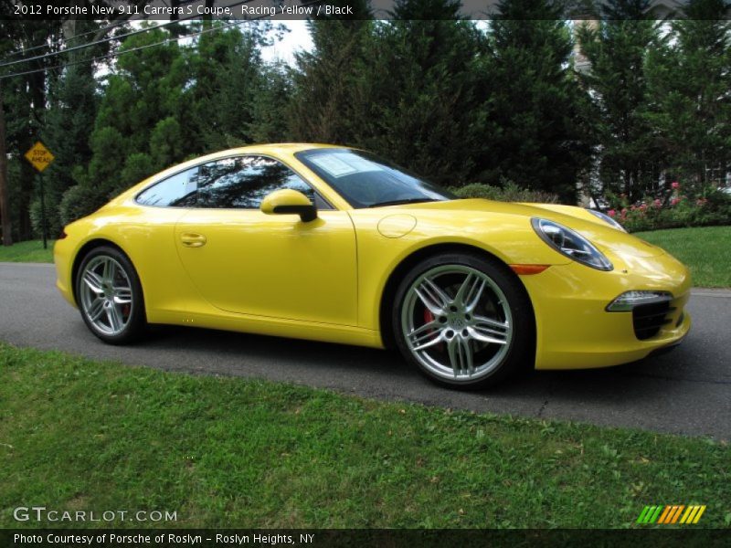 Racing Yellow / Black 2012 Porsche New 911 Carrera S Coupe