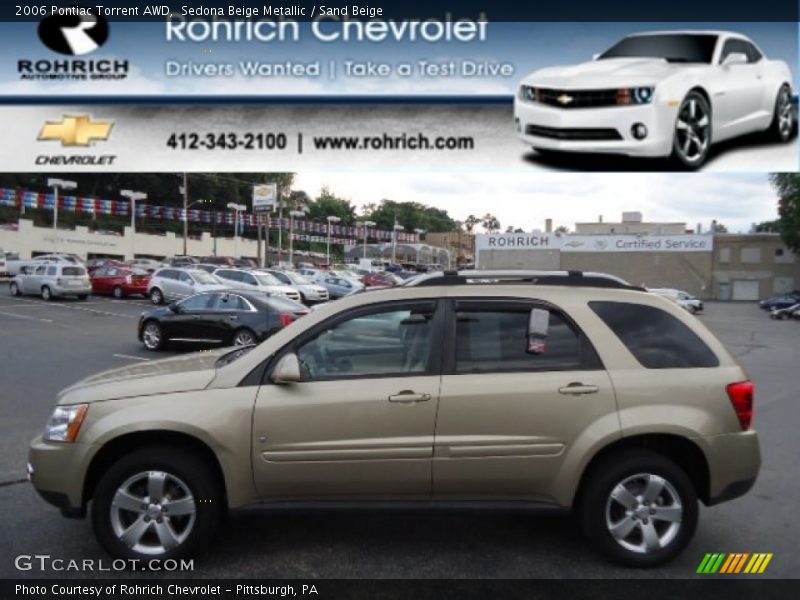 Sedona Beige Metallic / Sand Beige 2006 Pontiac Torrent AWD