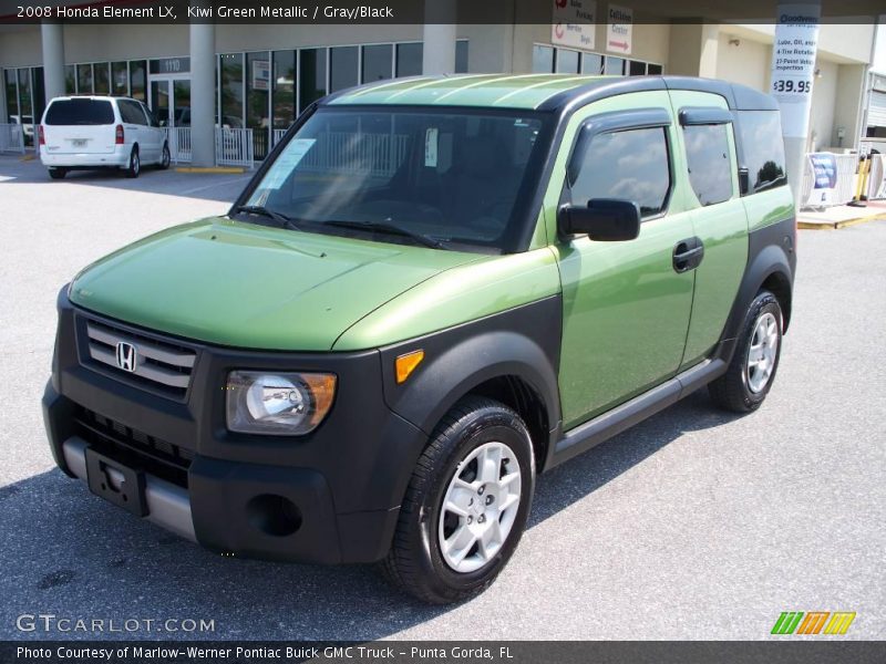 Kiwi Green Metallic / Gray/Black 2008 Honda Element LX