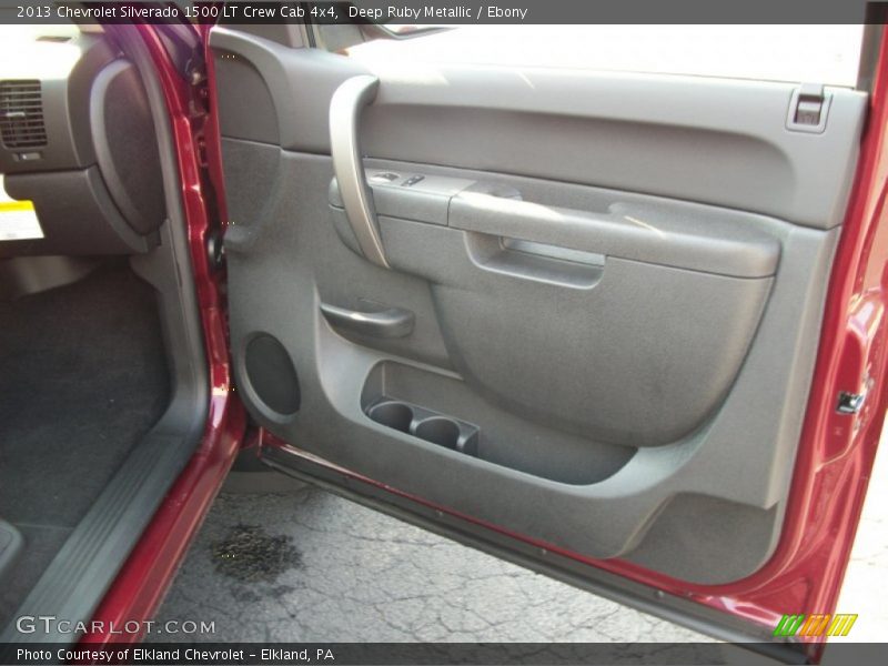 Deep Ruby Metallic / Ebony 2013 Chevrolet Silverado 1500 LT Crew Cab 4x4