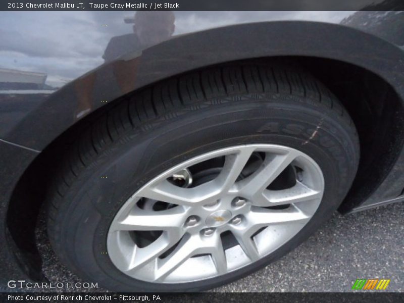 Taupe Gray Metallic / Jet Black 2013 Chevrolet Malibu LT