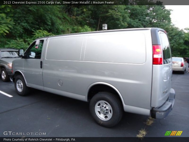 Sheer Silver Metallic / Medium Pewter 2013 Chevrolet Express 2500 Cargo Van