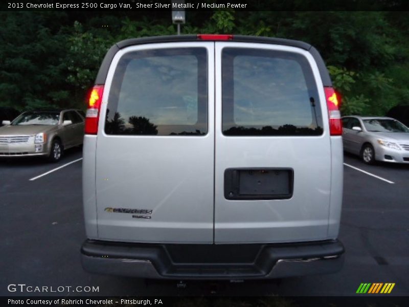 Sheer Silver Metallic / Medium Pewter 2013 Chevrolet Express 2500 Cargo Van