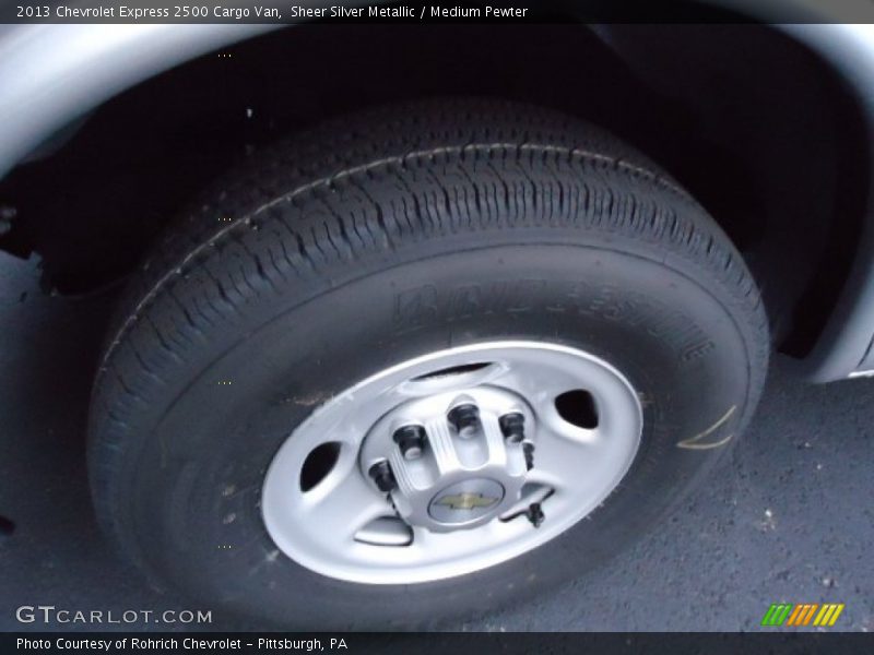 Sheer Silver Metallic / Medium Pewter 2013 Chevrolet Express 2500 Cargo Van