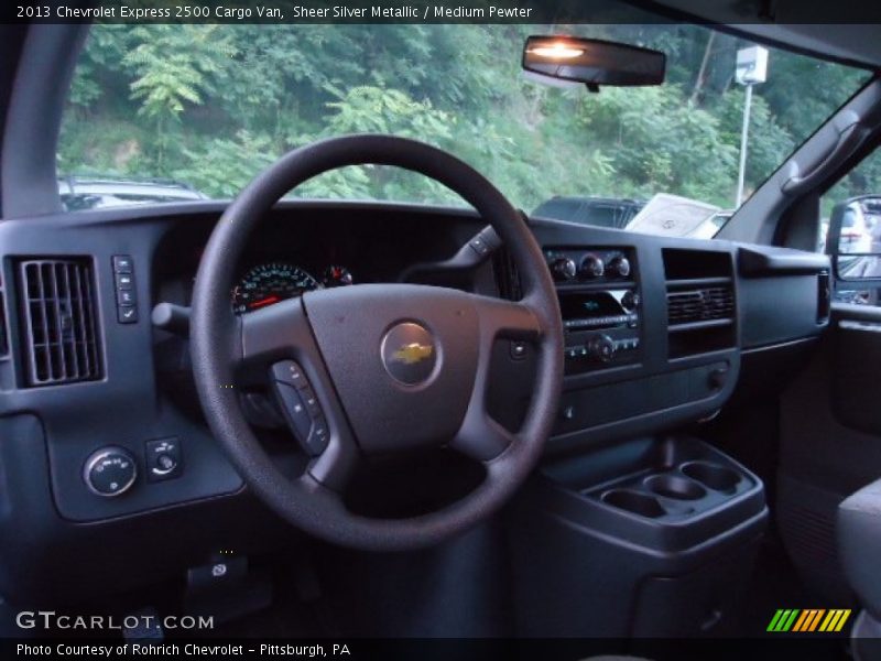 Sheer Silver Metallic / Medium Pewter 2013 Chevrolet Express 2500 Cargo Van