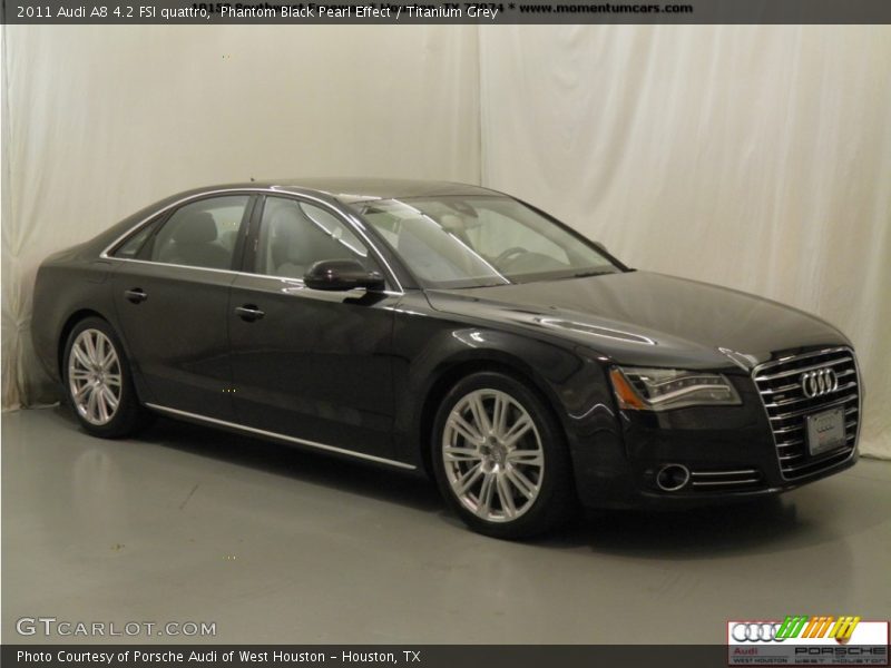 Phantom Black Pearl Effect / Titanium Grey 2011 Audi A8 4.2 FSI quattro