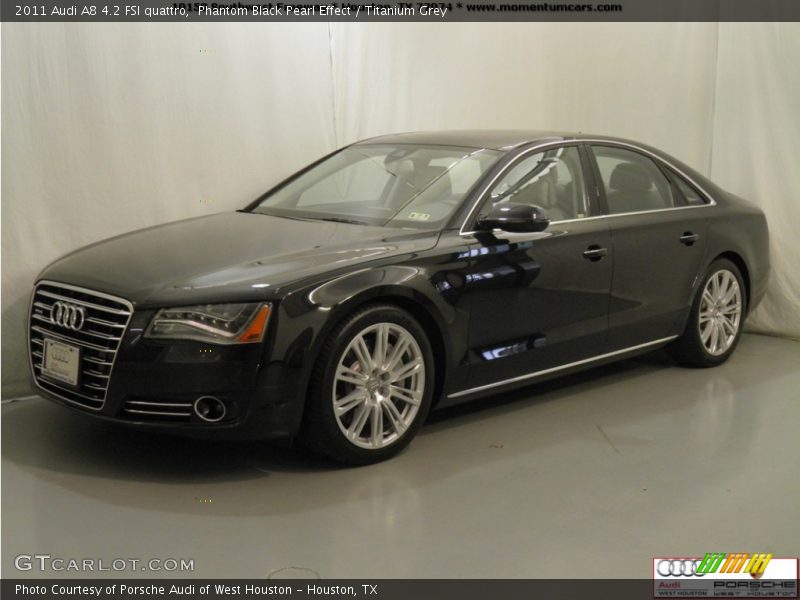 Phantom Black Pearl Effect / Titanium Grey 2011 Audi A8 4.2 FSI quattro