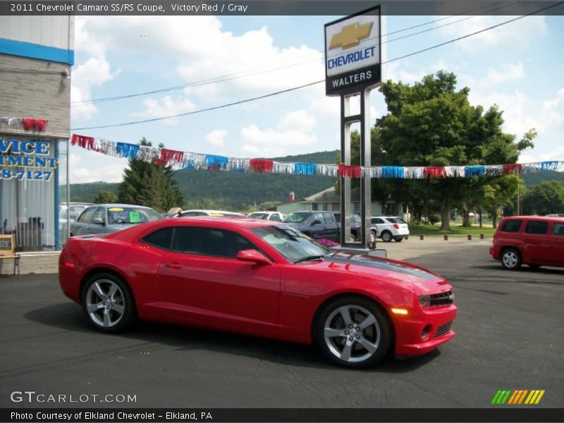 Victory Red / Gray 2011 Chevrolet Camaro SS/RS Coupe