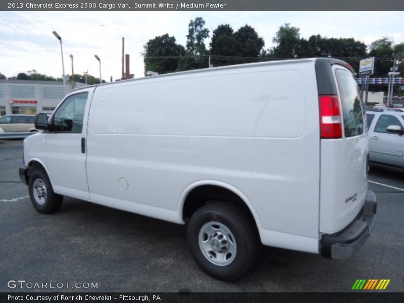Summit White / Medium Pewter 2013 Chevrolet Express 2500 Cargo Van