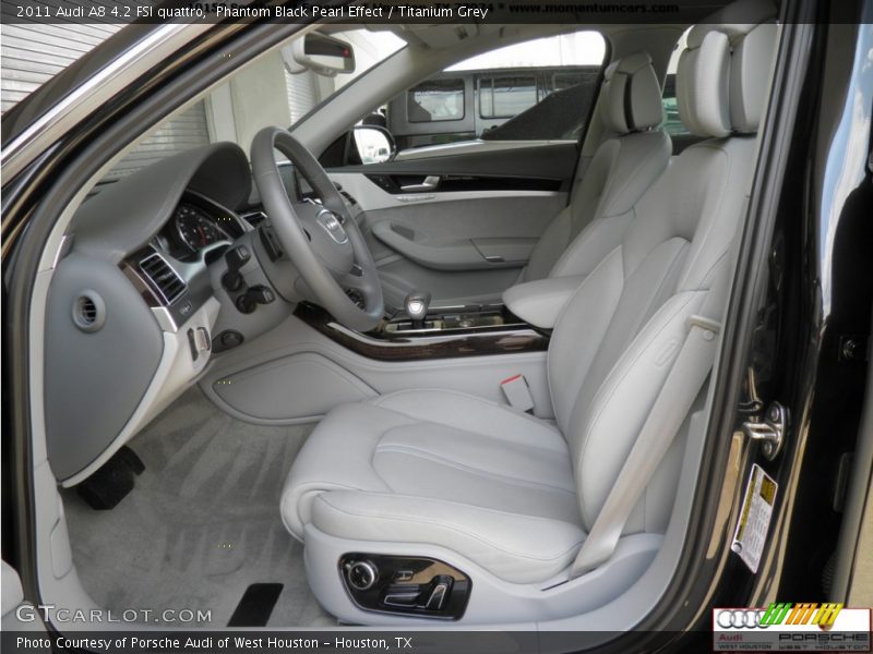 Phantom Black Pearl Effect / Titanium Grey 2011 Audi A8 4.2 FSI quattro
