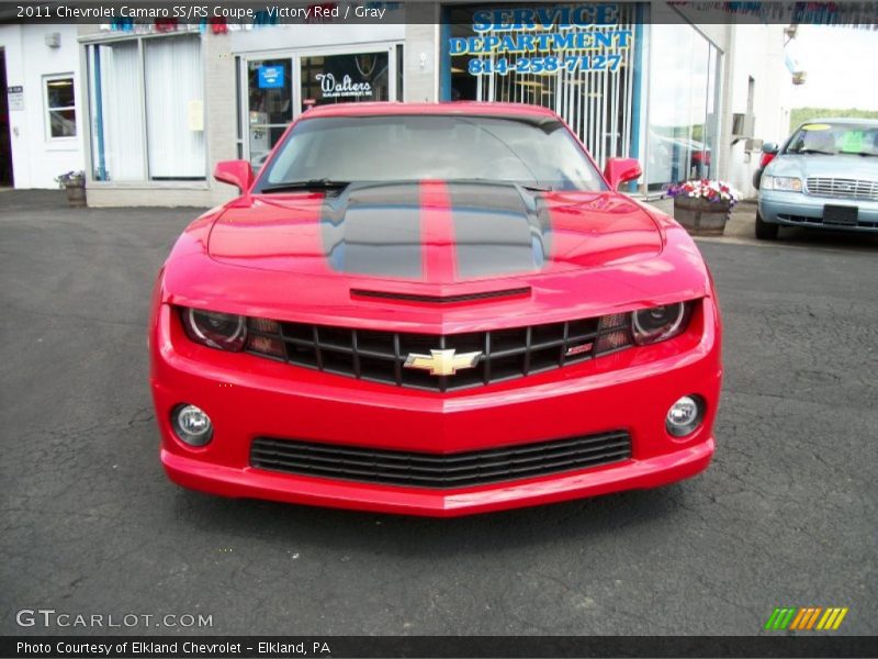 Victory Red / Gray 2011 Chevrolet Camaro SS/RS Coupe
