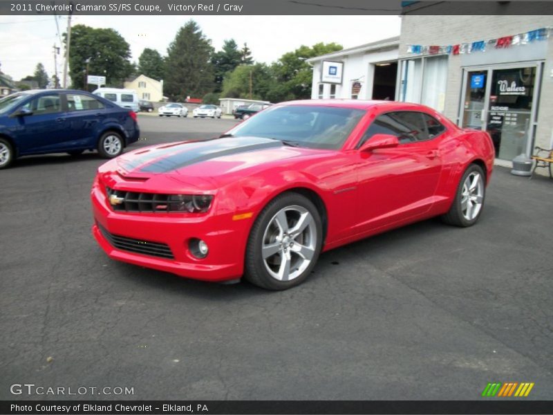 Victory Red / Gray 2011 Chevrolet Camaro SS/RS Coupe