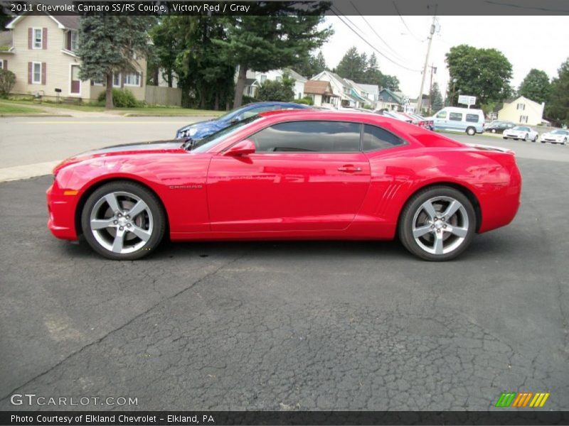 Victory Red / Gray 2011 Chevrolet Camaro SS/RS Coupe