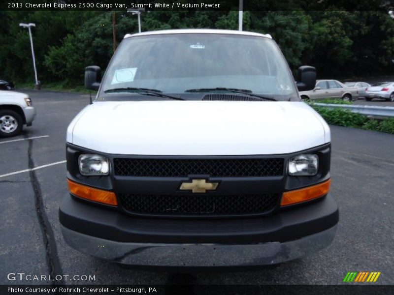 Summit White / Medium Pewter 2013 Chevrolet Express 2500 Cargo Van