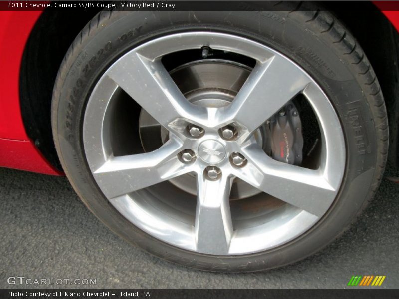Victory Red / Gray 2011 Chevrolet Camaro SS/RS Coupe