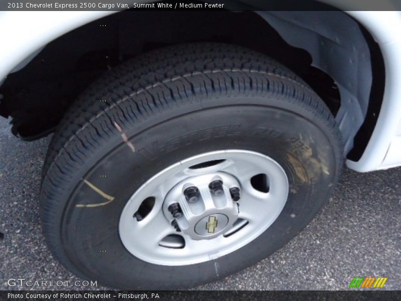 Summit White / Medium Pewter 2013 Chevrolet Express 2500 Cargo Van