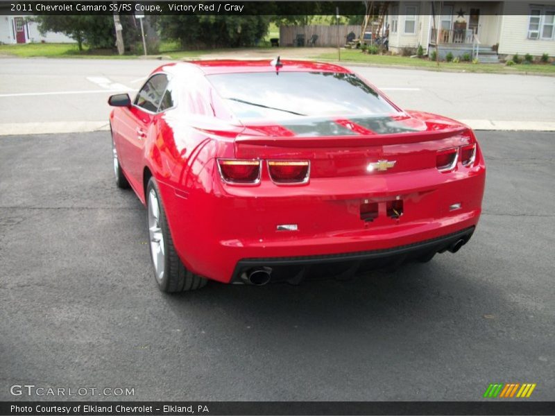 Victory Red / Gray 2011 Chevrolet Camaro SS/RS Coupe