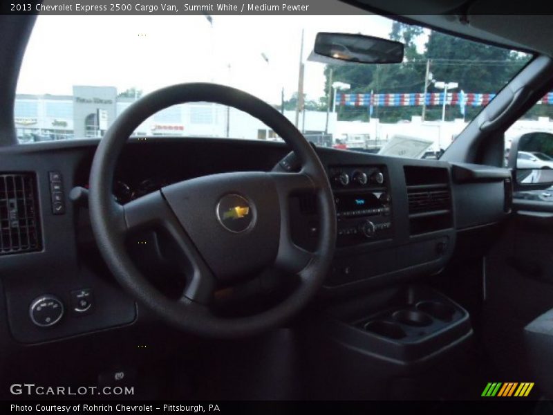 Summit White / Medium Pewter 2013 Chevrolet Express 2500 Cargo Van