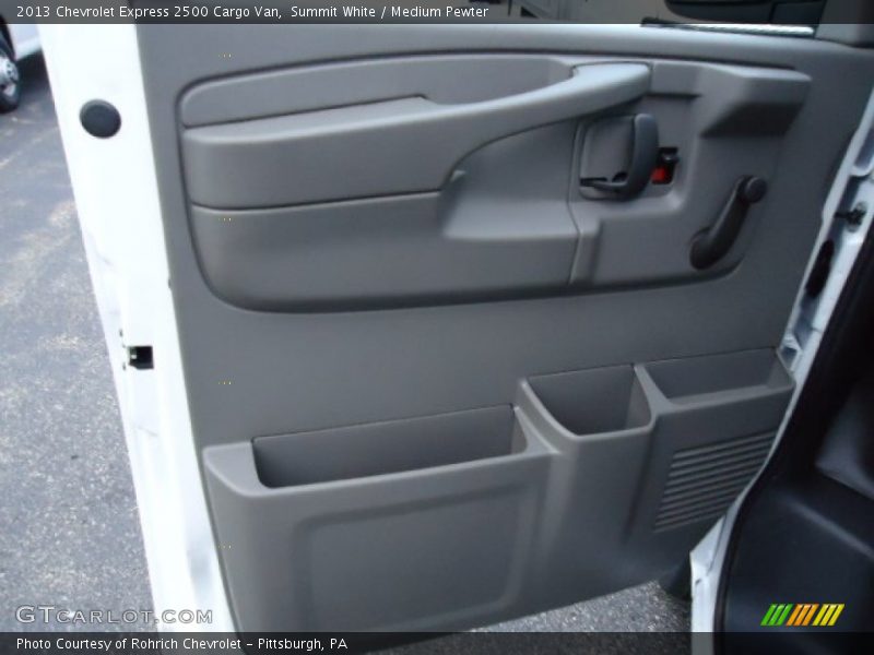 Summit White / Medium Pewter 2013 Chevrolet Express 2500 Cargo Van