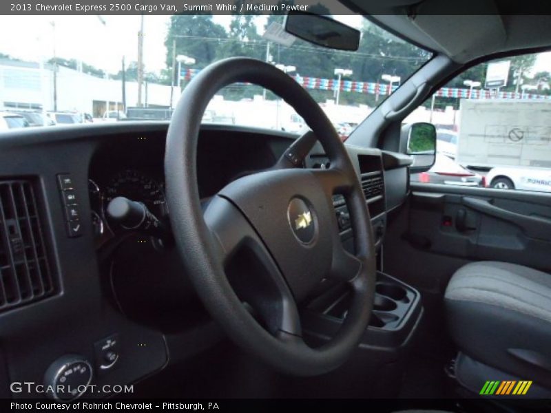 Summit White / Medium Pewter 2013 Chevrolet Express 2500 Cargo Van