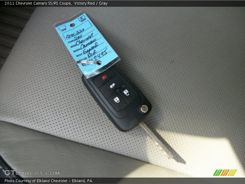 Victory Red / Gray 2011 Chevrolet Camaro SS/RS Coupe
