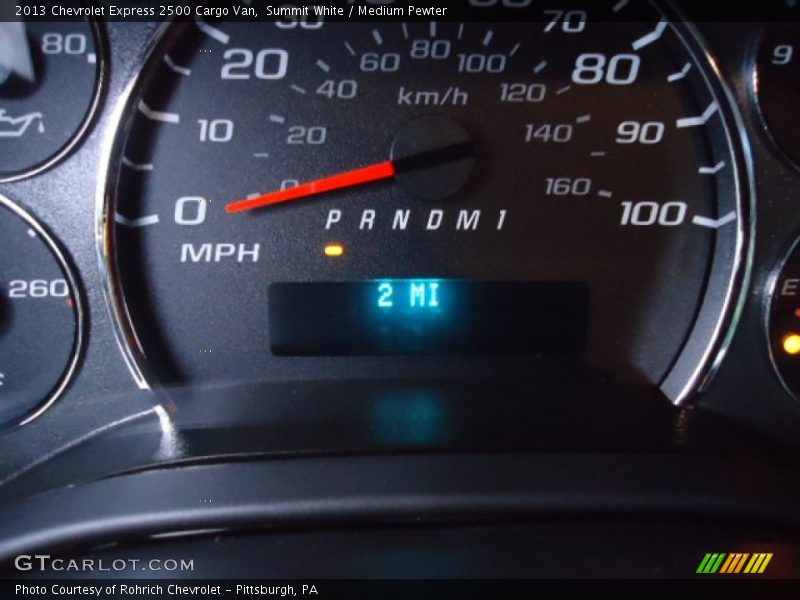 Summit White / Medium Pewter 2013 Chevrolet Express 2500 Cargo Van