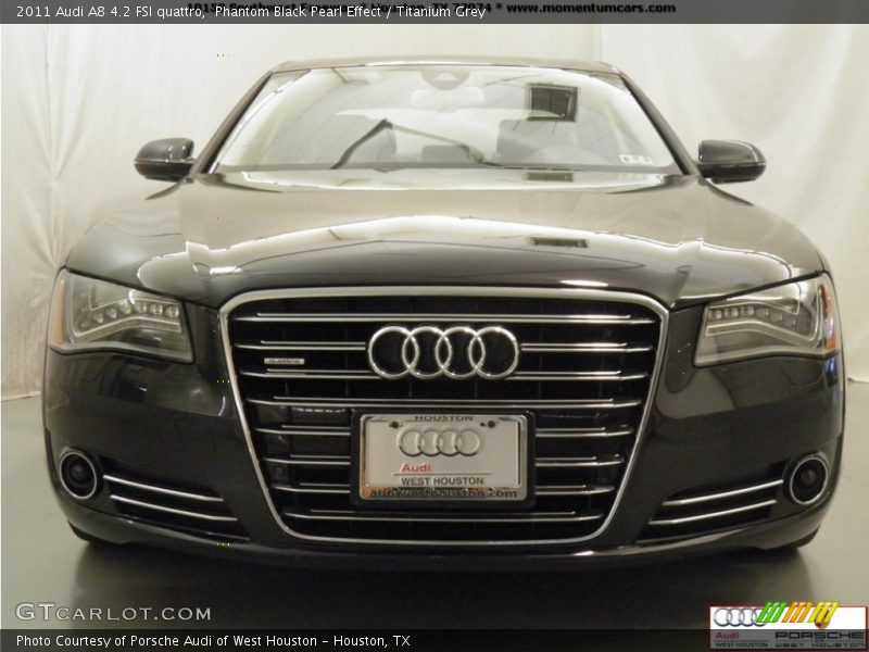 Phantom Black Pearl Effect / Titanium Grey 2011 Audi A8 4.2 FSI quattro