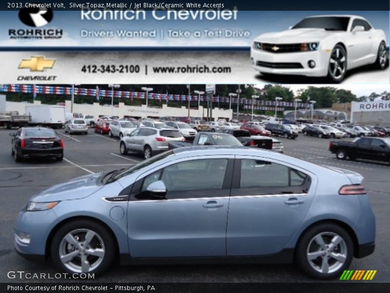 Silver Topaz Metallic / Jet Black/Ceramic White Accents 2013 Chevrolet Volt