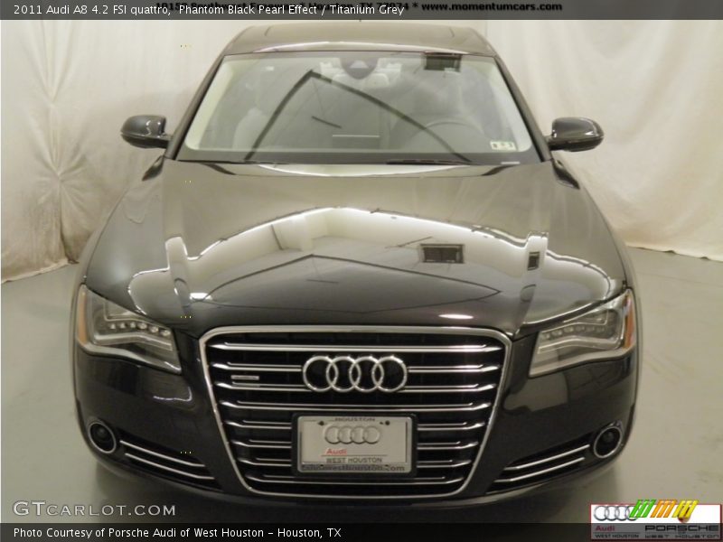 Phantom Black Pearl Effect / Titanium Grey 2011 Audi A8 4.2 FSI quattro