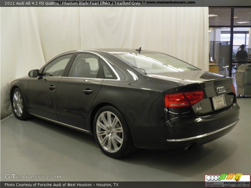 Phantom Black Pearl Effect / Titanium Grey 2011 Audi A8 4.2 FSI quattro