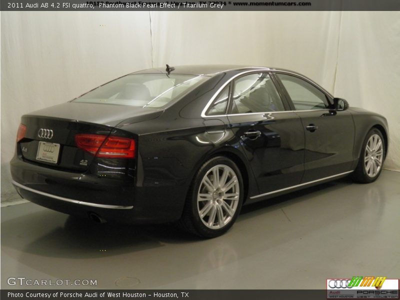 Phantom Black Pearl Effect / Titanium Grey 2011 Audi A8 4.2 FSI quattro