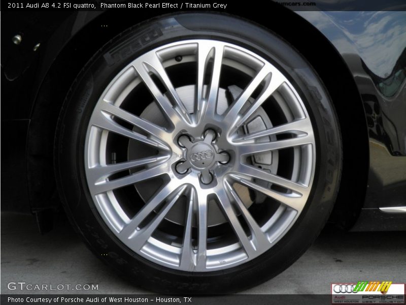 Phantom Black Pearl Effect / Titanium Grey 2011 Audi A8 4.2 FSI quattro