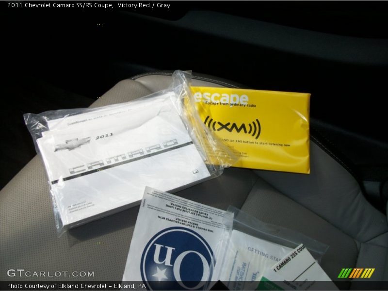 Victory Red / Gray 2011 Chevrolet Camaro SS/RS Coupe