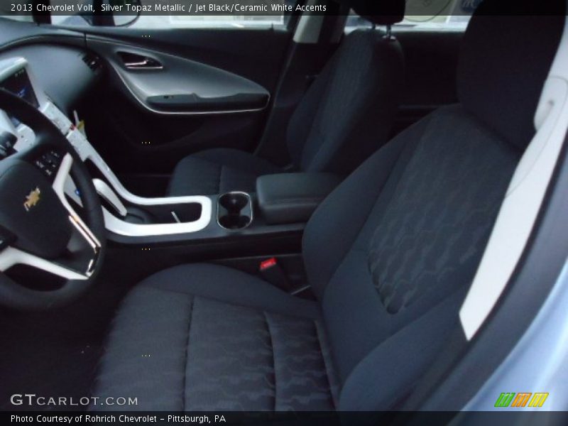 Front Seat of 2013 Volt 