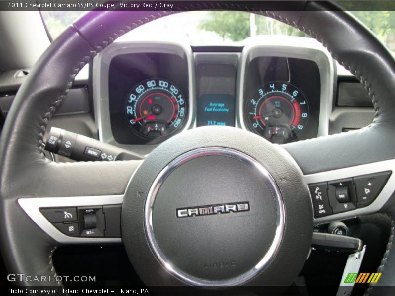 Victory Red / Gray 2011 Chevrolet Camaro SS/RS Coupe