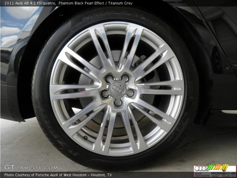 Phantom Black Pearl Effect / Titanium Grey 2011 Audi A8 4.2 FSI quattro