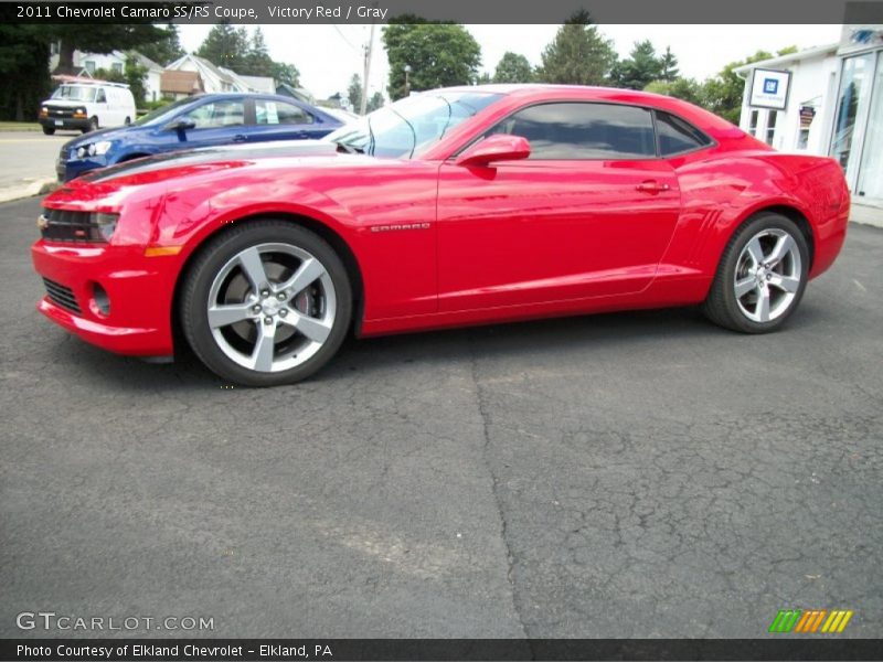 Victory Red / Gray 2011 Chevrolet Camaro SS/RS Coupe