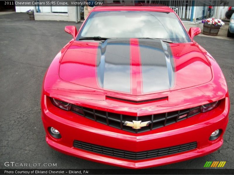Victory Red / Gray 2011 Chevrolet Camaro SS/RS Coupe