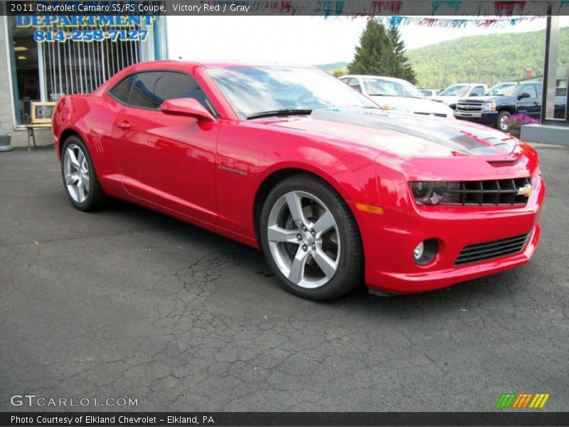 Victory Red / Gray 2011 Chevrolet Camaro SS/RS Coupe