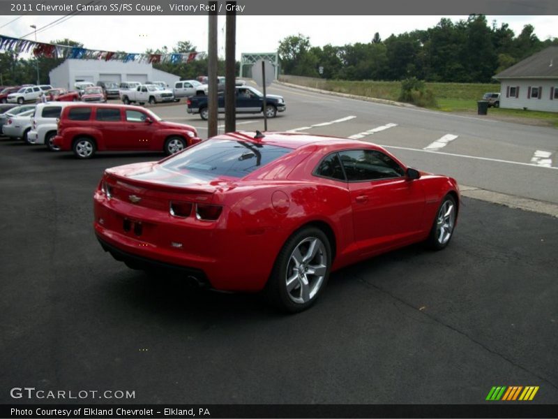 Victory Red / Gray 2011 Chevrolet Camaro SS/RS Coupe