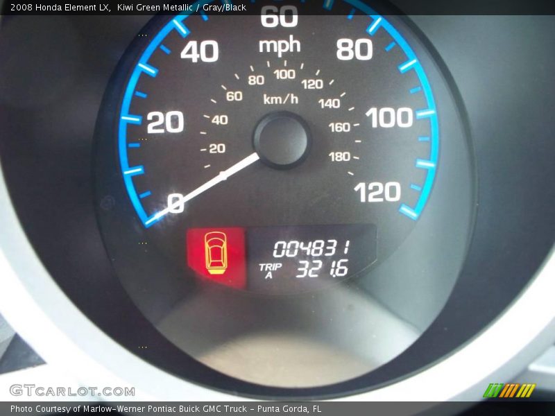 Kiwi Green Metallic / Gray/Black 2008 Honda Element LX