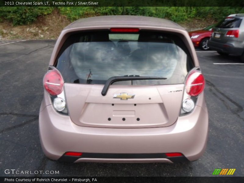 Techno Pink / Silver/Silver 2013 Chevrolet Spark LT