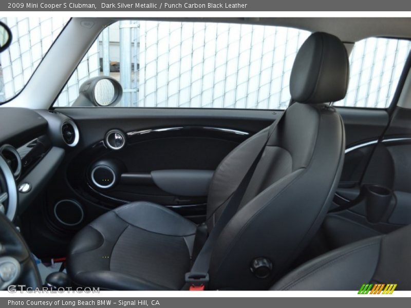 Dark Silver Metallic / Punch Carbon Black Leather 2009 Mini Cooper S Clubman