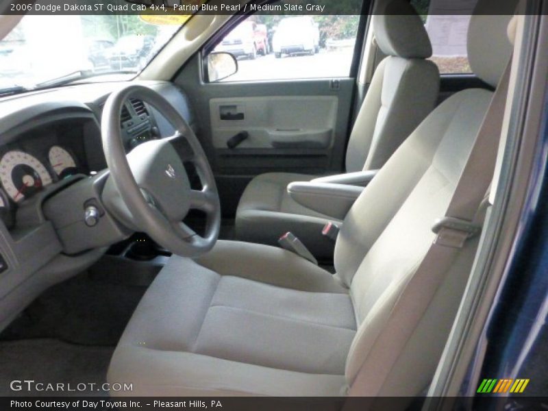 Patriot Blue Pearl / Medium Slate Gray 2006 Dodge Dakota ST Quad Cab 4x4