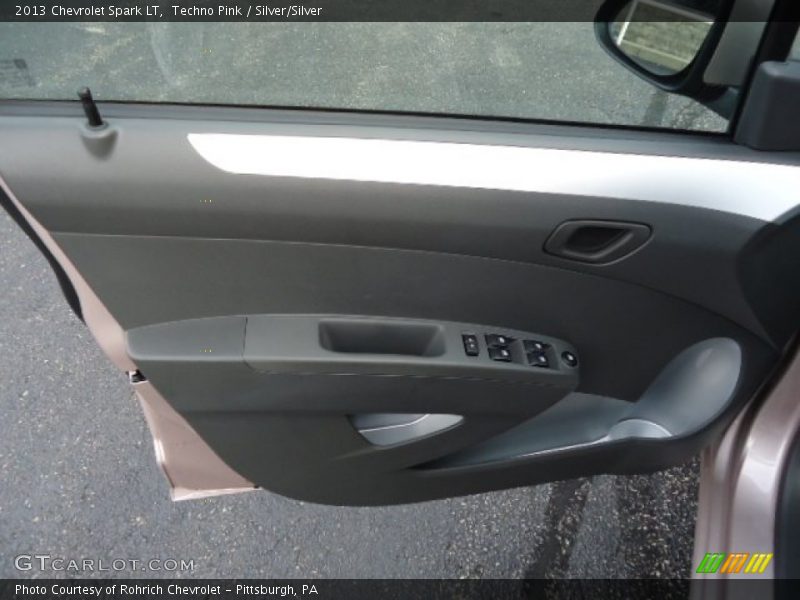 Techno Pink / Silver/Silver 2013 Chevrolet Spark LT