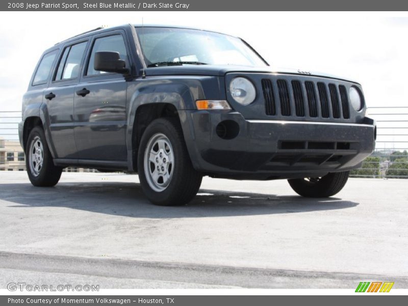 Steel Blue Metallic / Dark Slate Gray 2008 Jeep Patriot Sport